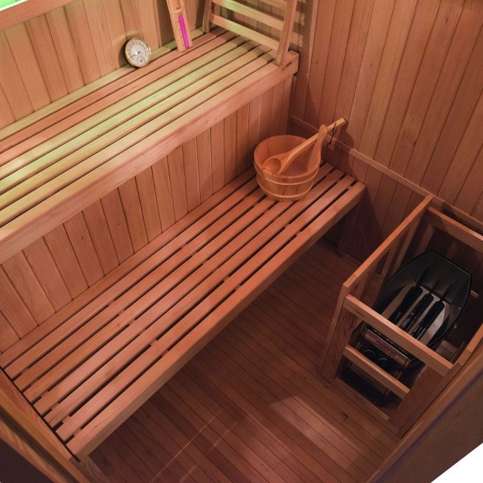 Sauna Venetian 3-4 personnes d'angle